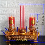 법당 LED 전자 불교 소형 절 부처님 촛불 한 램프 사당 가정용 촛대 소형 한 대
