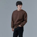 체이스컬트 체이스플러스 남성 엠보프레스 기모 맨투맨 티셔츠 CFRK5122D