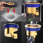 화장실 욕실 베란다 다용도실 만능 배수구 하수구트랩