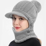 4B넥워머 털방울모자 겨울모자 바라클라바 IXHIXUY5