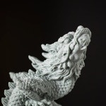 용 석상 하우스 길조 돌 조경 어항 인테리어 거실 기둥 드래곤 화분