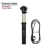 csp csd 원격 제어 알루미늄 자전거 시트포스트 안장 파이프 내리막 자전거 30 931 외부 30 9-50mm 1개