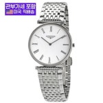 론진 LONGINES 라 그랜드 끌라시끄 쿼츠 다이얼 여성용 손목시계 L4 709 4 21 6