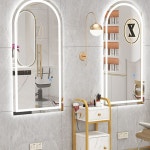 미러 경대 조명 인테리어 전신거울 전신 미용실 대형 프레임리스