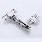 스트레이트 암 풀 커버리지 힌지 도어 옷장 쿠션 자동 조정 끄기 버퍼 댐퍼 하드웨어 가구