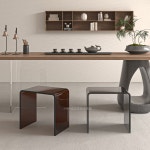 투명 의자 스툴 스툴의자 보조 인테리어 사이드