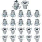 하핑턴 M6x16mm T너츠 4가지 가지치기 티 너트 0 69 x 0 63 나무 암벽 등반 홀더 캐비닛 가구용 풀 스레드