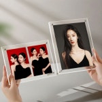 홈데코 인테리어 투명 아크릴 사진 액자 스탠드 탁상 포토 프레임 4x6 5x7