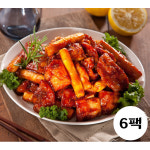 닭스 숯불치킨바베큐 650g 치킨바베큐 우동면 소스 6팩