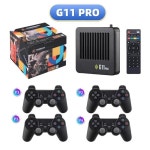 G11 프로 게임 박스 비디오 콘솔 256G 내장 60000 레트로 2 4G 무선 게임패드 4K HD TV 스틱 PS1 GBA용