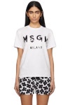 MSGM 25 엠에스지엠 코튼 로고 티셔츠 TP830338025