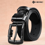 HERC 소가죽 벨트 고급 남성 천연 가죽벨트 허리띠