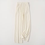 와칸다 여성 여친 바지 와이드 봄 가을 허리벤딩 스트링 끈 큐빅캐주얼팬츠 KKE3