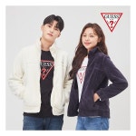 게스 게스본사 몽실이 플리스 스탠넥 집업 남녀 3컬러 222858
