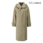 씨씨콜렉트 CC콜렉트 핸드메이드 후드 더블 코트 KAC214MSG542