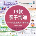 부모-자식 의사 소통 능력 PPT 템플릿 가족 교육 훈련 오해 의사 소통 강의 학부모 회의 수업 회의