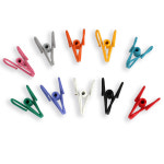 다용도 컬러집게 10개입 컬러집게 종이집게 고무장갑