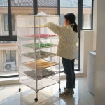 생선말리는망 버섯 고추 물고기 건조대 건어물 야채