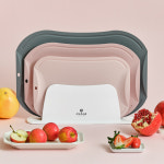 진한공업 도블레 프리미어 칼집 안나는 도마 3종 세트