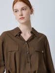 씨씨콜렉트 CC콜렉트 드로우스트링 블루종 크롭 블라우스 C243MSC009 LE1217889996