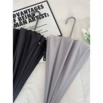 16본 스트레이트 장병우산 심플 자동증강 우산골 더블사이즈 두껍고 굵게 호우방지