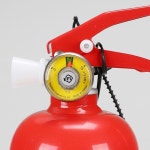 차량용 소화기 0 7kg 거치대포함 인증소화기