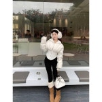 벨로베드 핫플레이스 인어 골조임 디자인 핫 패딩 숏 베이직