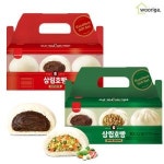 삼립 호빵 토종효모 단팥호빵 15개 야채호빵 5개 찐빵 팥 호빵