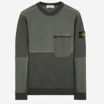 스톤아일랜드 STONE ISLAND 스톤아일랜드 24 65677 Mercerized Cotton Fleece Heavy Jersey Light Crewneck SweatshirtRegular