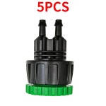 5pcs 플라스틱 정원 호스 커넥터 키트 수도꼭지 연결에 어댑터 세차에 필수