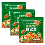팔도맛쟁이 멕시카나 더 바삭한 닭강정 마늘간장맛 500g 3개