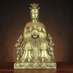 황동태산할머니신상 벽하원군 태산낭마 성모홈 봉안신상 장식업체