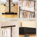 행거 옷걸이 파이프 선반 2단 제품 옷장 스탠드 대형 철제 이중걸이