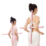 자세 교정기 요가 스틱 스트레칭 도구 자세용 접이식 디자인 등받이 혹등 교정