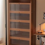 우드 장식장 거실 원목 빈티지 캐비닛 수납장 정리함