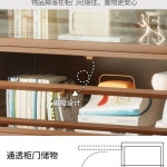 수납장 정리함 원목 거실 우드 빈티지 장식장 캐비닛