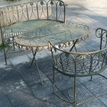 야외 철제테이블 주물 방수 앤티크 의자 세트