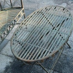 야외 철제테이블 주물 방수 앤티크 의자 세트