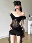 레이스 캐미솔 나시 슬림 001 플러스 이너탑 레이어드 톰포드 대조