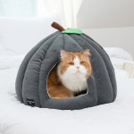 둥둥펫 반려동물 극세사 호박 숨숨집 하우스 특대형 1개