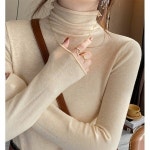 패션시그널 소프트 폴라넥 니트 티셔츠 316EBA2