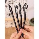 조양 자광 단발 비파 비녀 비녀 비녀 DIY 수공구 가방 빈티지 비녀 아이디어 선물 자작