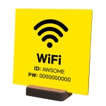 와이파이 wifi 매장안내판 카페 식당 회사 병원 의원 팻말 표시판 01 본품 양면테이프 02 X