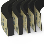 테이프 도어 창용 웨더 웨더 절연 폐쇄 스트리핑 단면 도어 스트립 2mX10mmX5mm