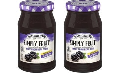 스머커즈 스머커즈 Smucker s Simply Fruit 씨 없는 블랙베리 스프레드 283 5g 10온스 2팩 2개 284g