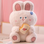 당근토끼인형 애착토끼인형 애착쿠션 토스트