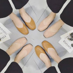 2021 여성 단화 빈티지 하프힐 할머니 슈즈 굽 통굽 캐주얼 백탑 스퀘어 토 로퍼