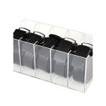 벨트보관함 진열대 정리함 허리띠 진열 케이스 아크릴 2단 벨트 홀더