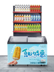 퓨어제이드스톤 냉동고 냉장고 과자 무인아이스크림 무인 선반 무인샵 서브프레임 업소용 2 스크럽 단면 80 49 188 2단 서브랙