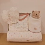 가벼운 편한 유아 아기 내의 실내복 우주복 25SS출산선물 IV 뮤뮤뱀부 바디수트 손싸개 속싸보 3종세트 따 IV 1 35170-040-07 008-05 005-05